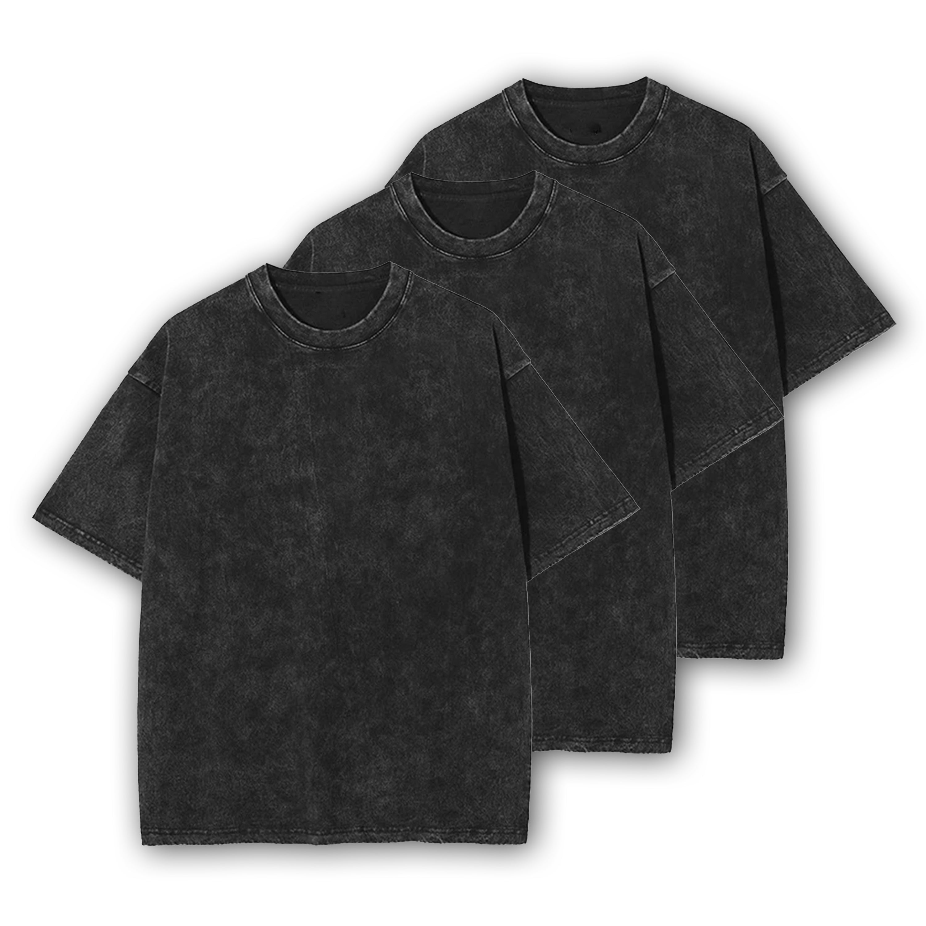3 Pack - Stone Washed T-Shirts