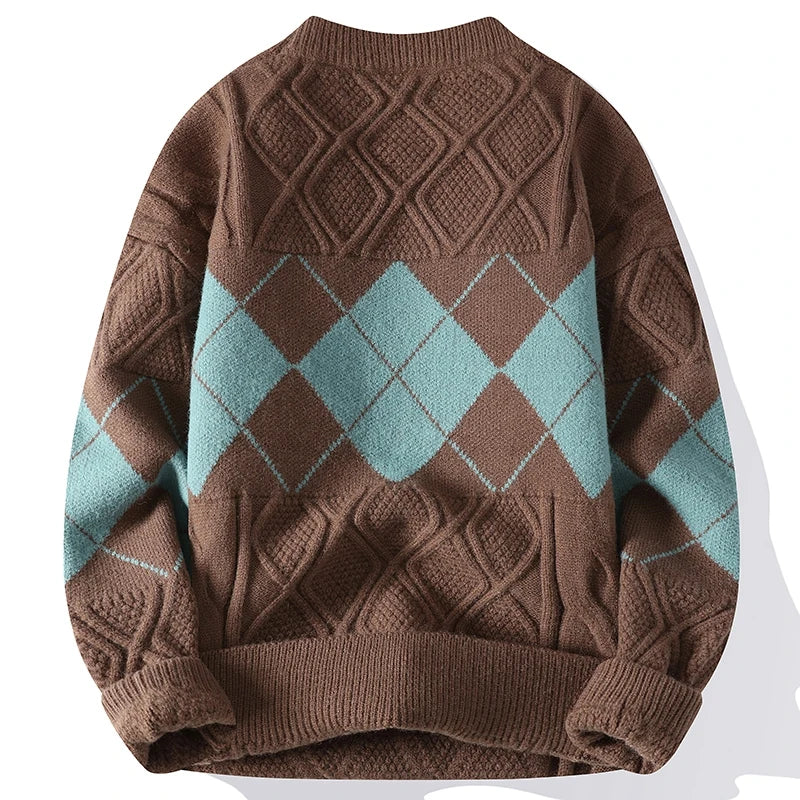 Winter Drop Shoulder Wool Sweater