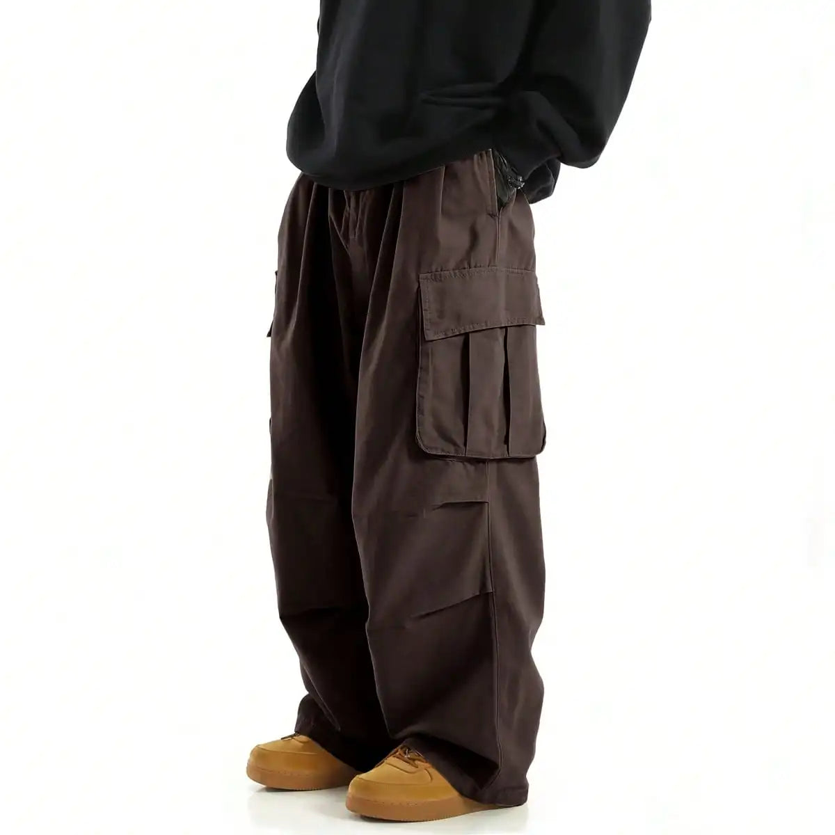 Loose Bottom Cargo Pants