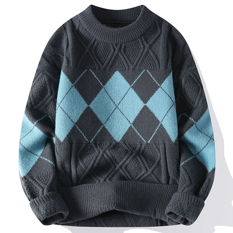 Winter Drop Shoulder Wool Sweater