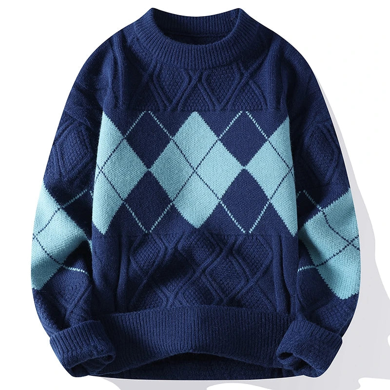 Winter Drop Shoulder Wool Sweater