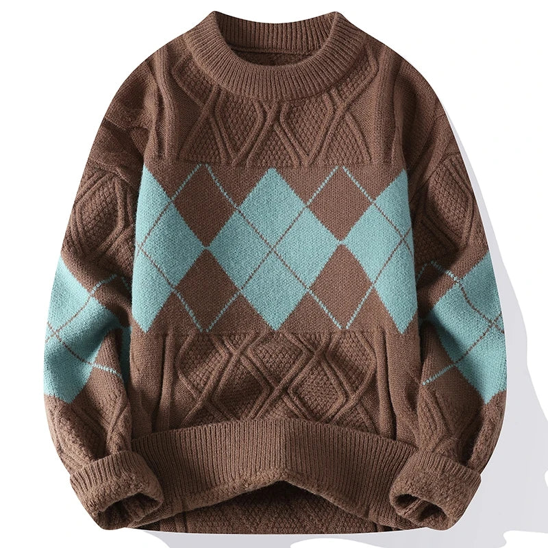 Winter Drop Shoulder Wool Sweater