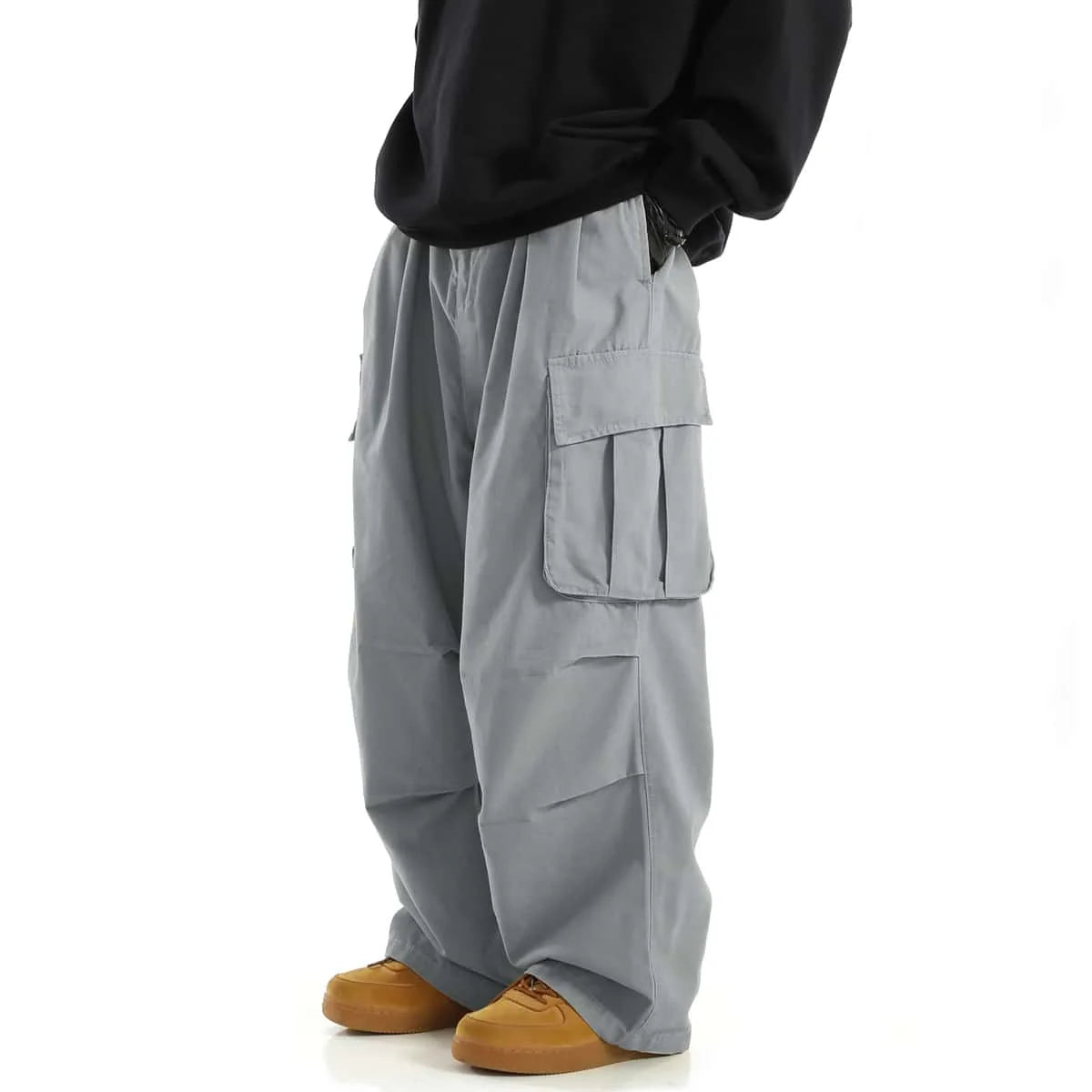 Loose Bottom Cargo Pants