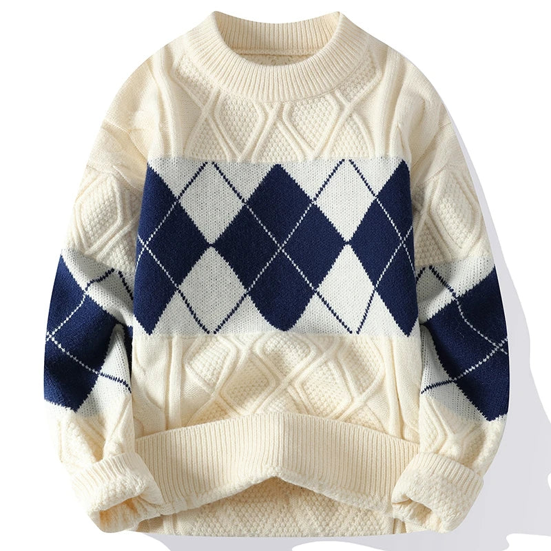 Winter Drop Shoulder Wool Sweater