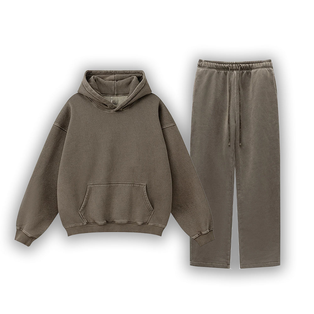 Heavyweight Washed Hoodie/Jogger Set