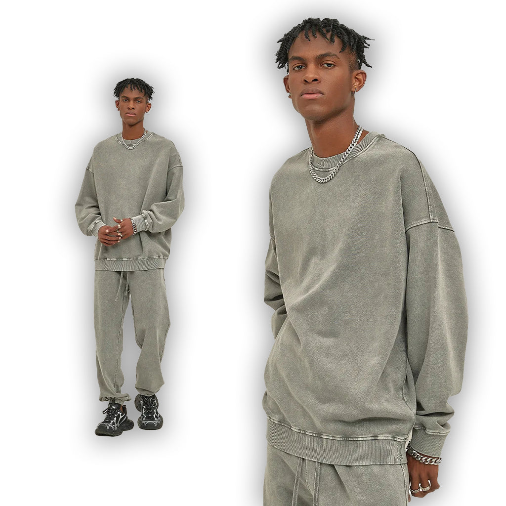 Dropped Shoulder Heavyweight Crewneck