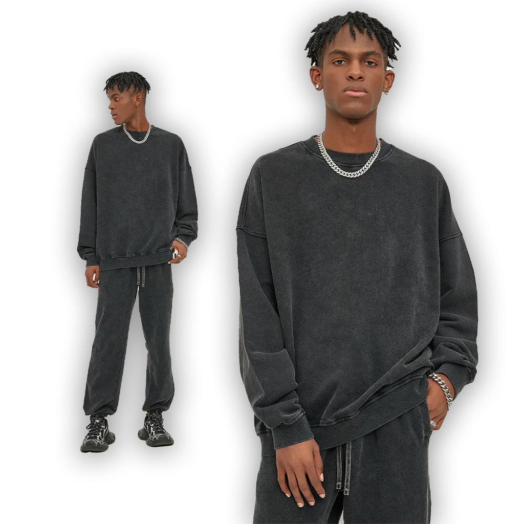Dropped Shoulder Heavyweight Crewneck