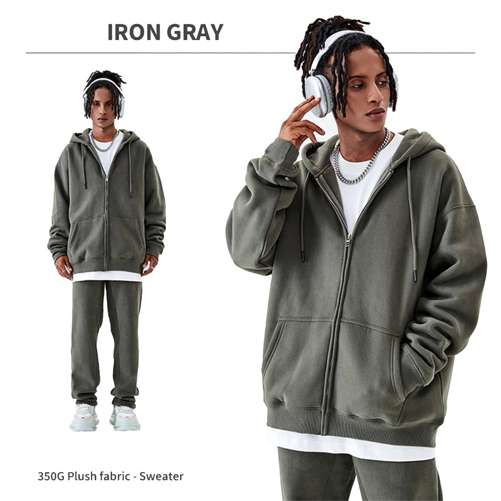 Heavyweight Zip up Hoodie & Jogger Set