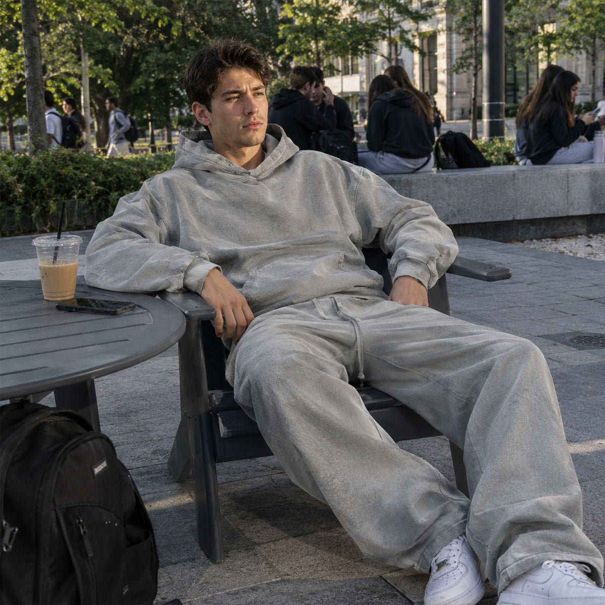 Heavyweight Washed Hoodie/Jogger Set