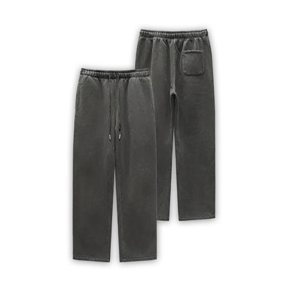 Oversized Washed Loose Bottom Joggers