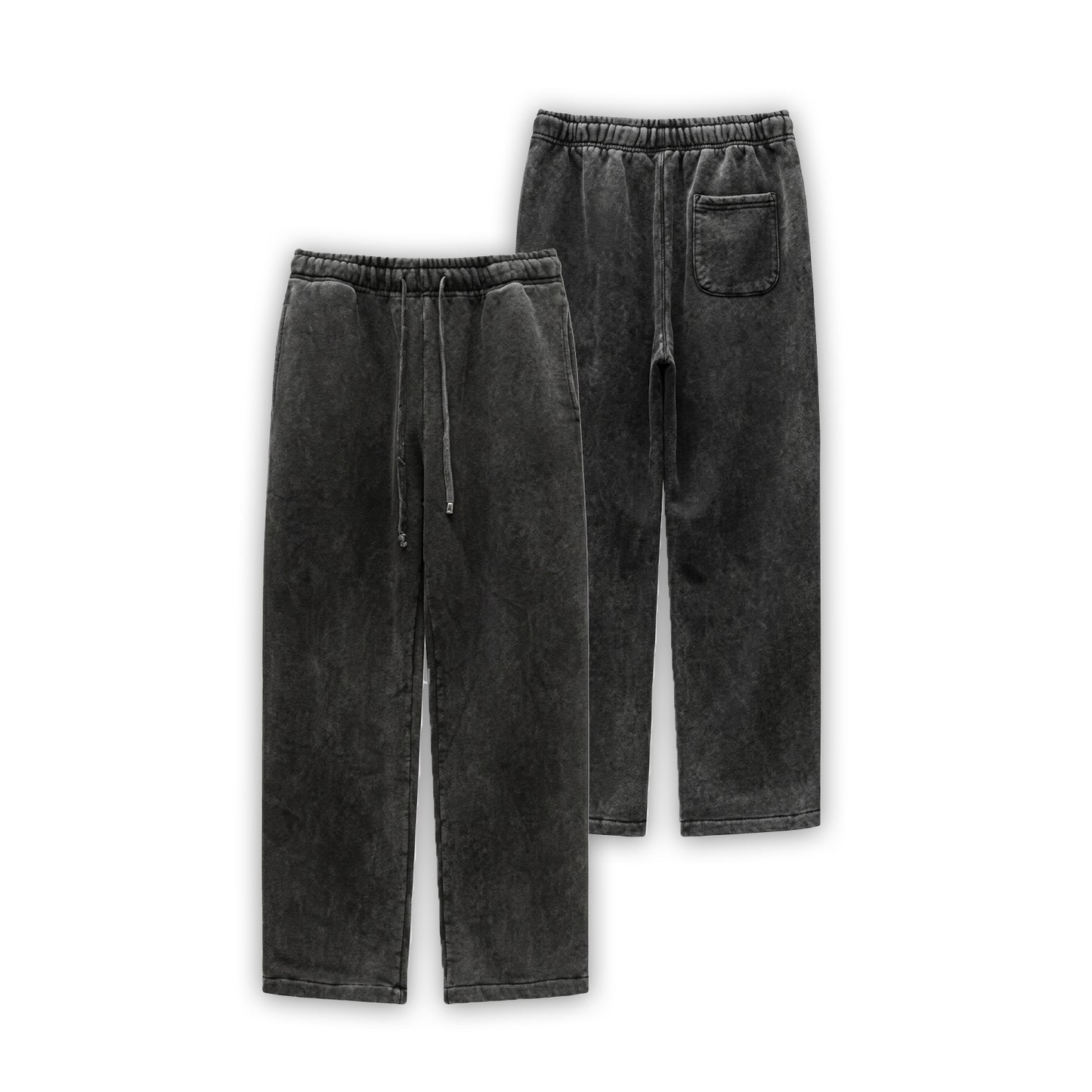 Oversized Washed Loose Bottom Joggers
