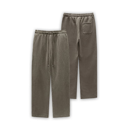 Oversized Washed Loose Bottom Joggers