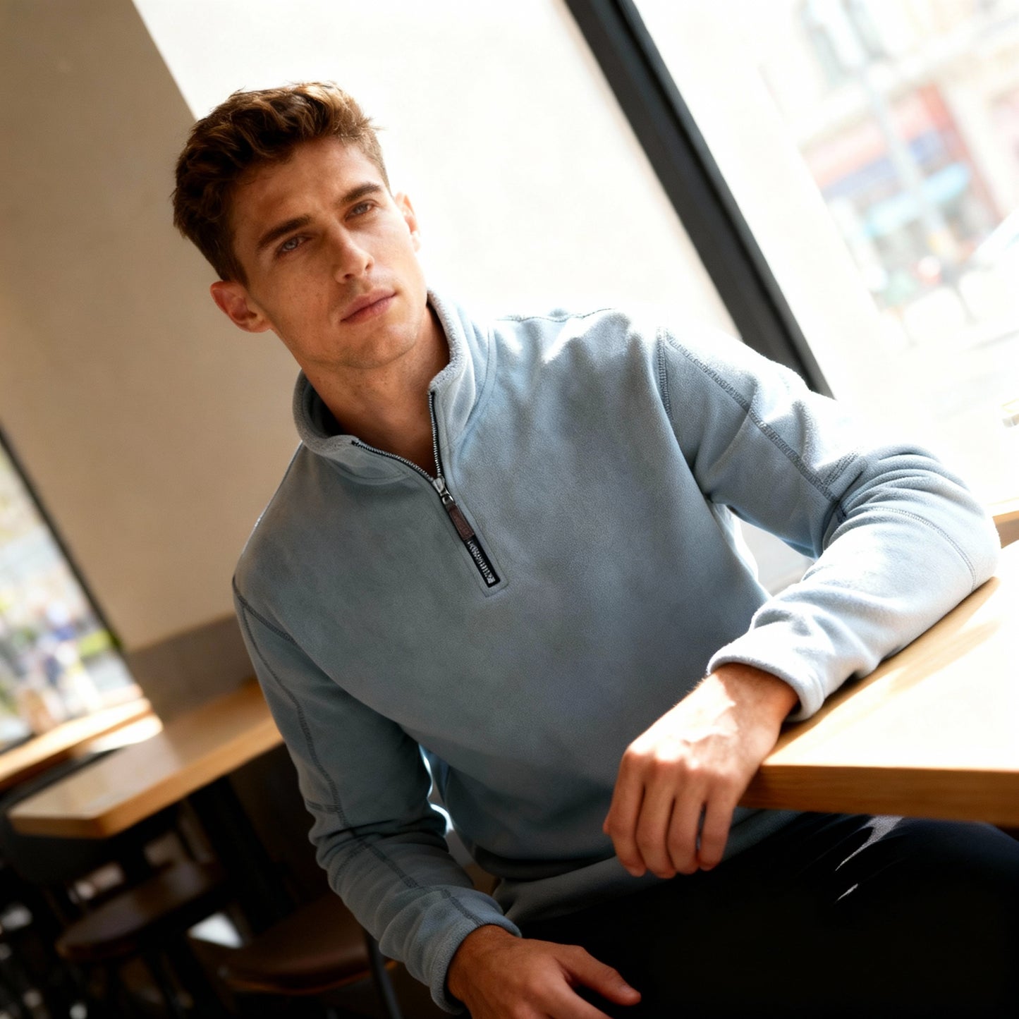 Heavyweight Fleece 3/4 Zip Up