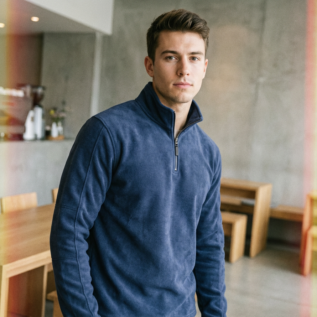 Heavyweight Fleece 3/4 Zip Up